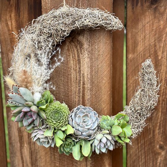 Create Your Own Moss Moon Succulent Hanger Workshop