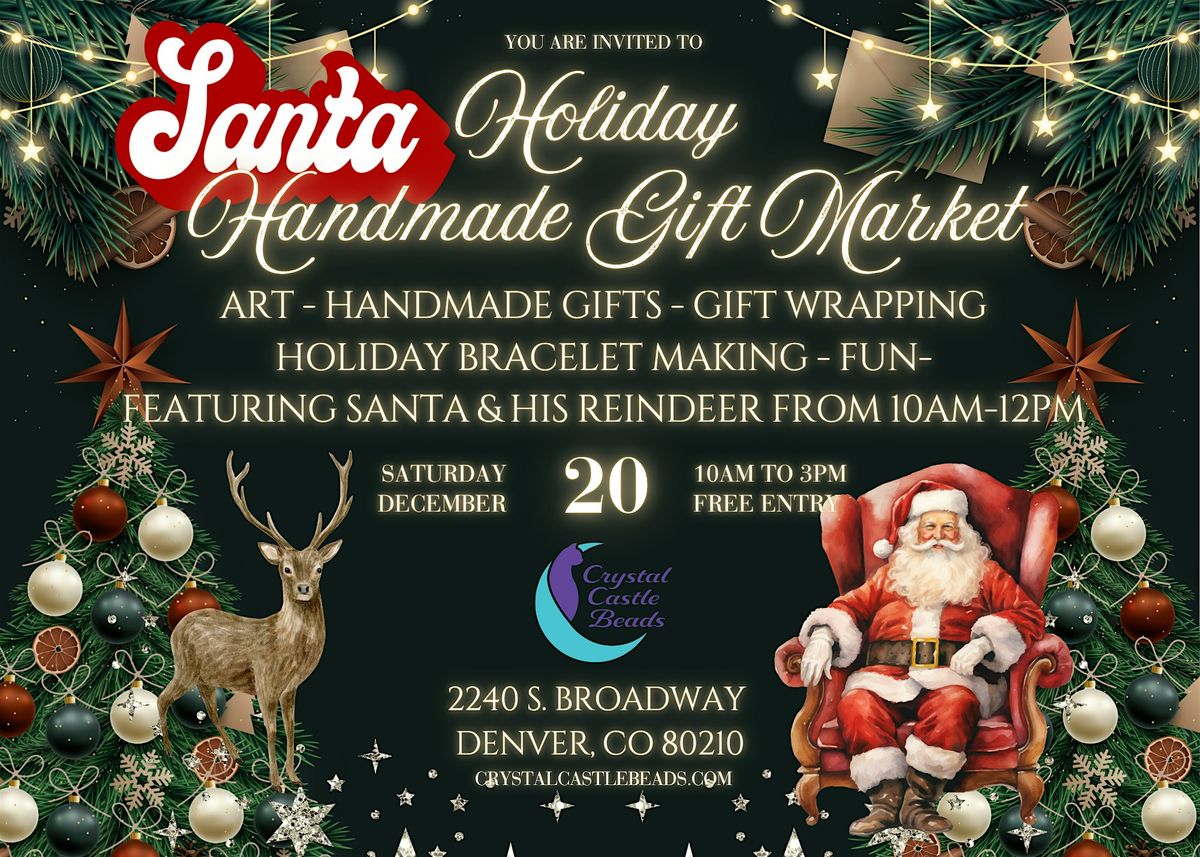 Pics with Santa Holiday Handmade Gift Market