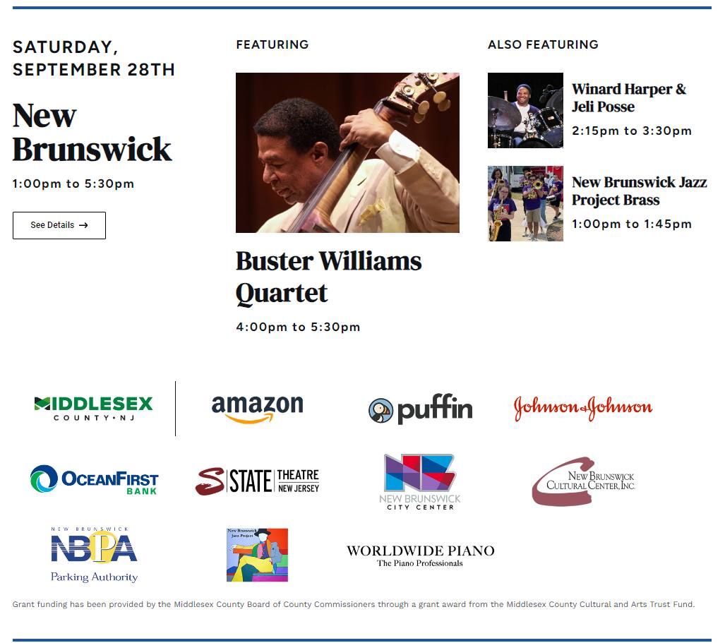 Middlesex County Jazz Festival-New Brunswick