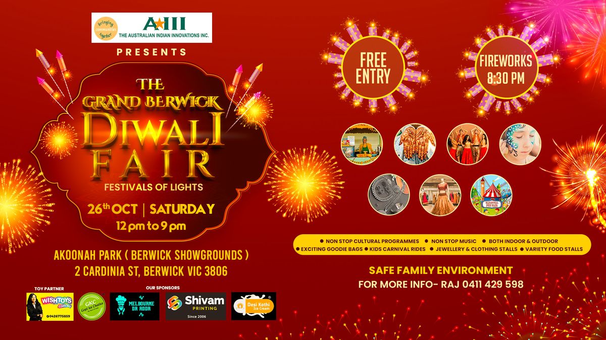 The Grand Berwick Diwali Fair