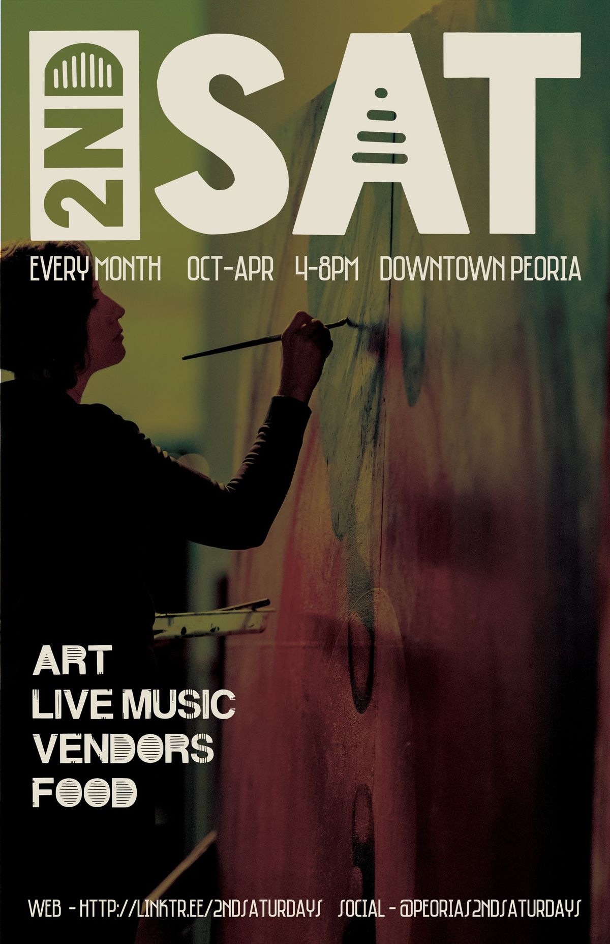 2nd Saturday - Art, Music, Vendors & Food