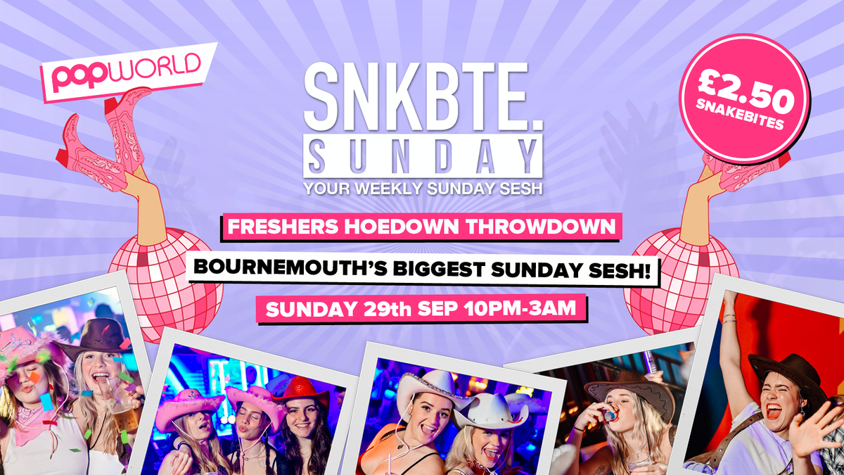 Bournemouth Freshers Hoedown Throwdown @Popworld 