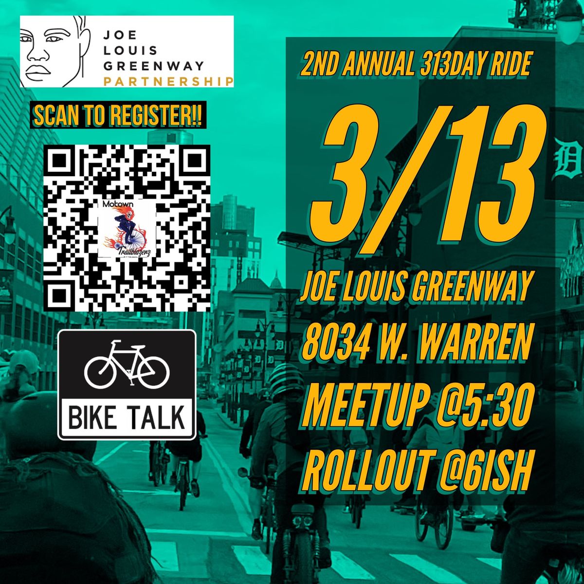 2nd Annual #313Day Ride