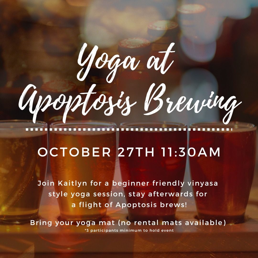 Yoga at Apoptosis Brewing