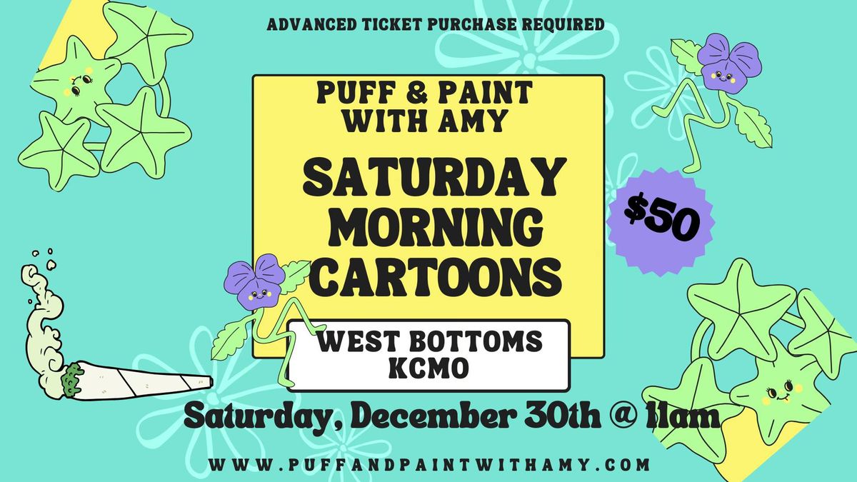 Puff & Paint with Amy: Saturday Morning Cartoons