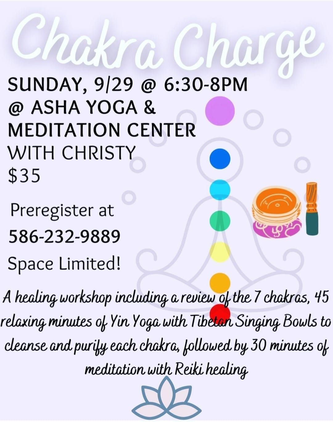 Chakra Charge Workshop