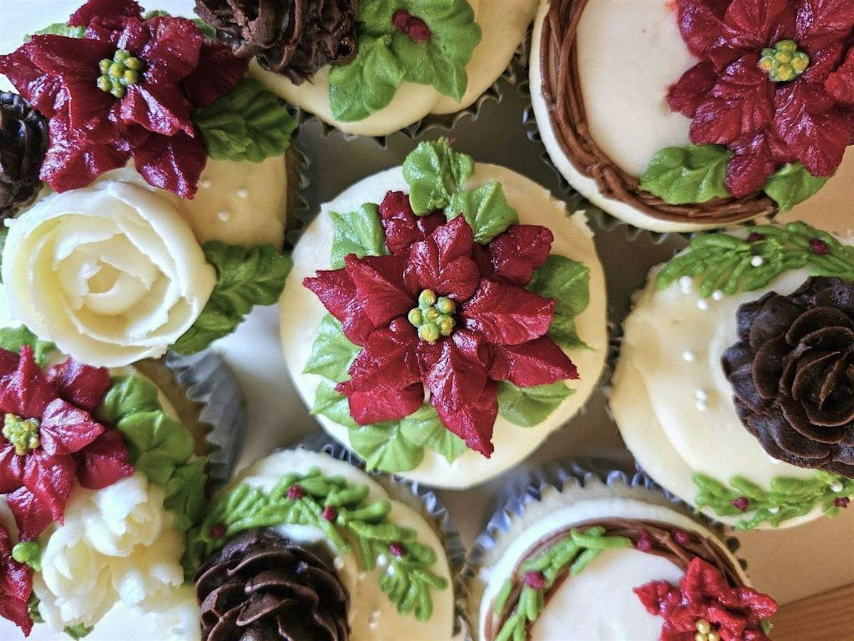 Winter Floral Cupcakes!