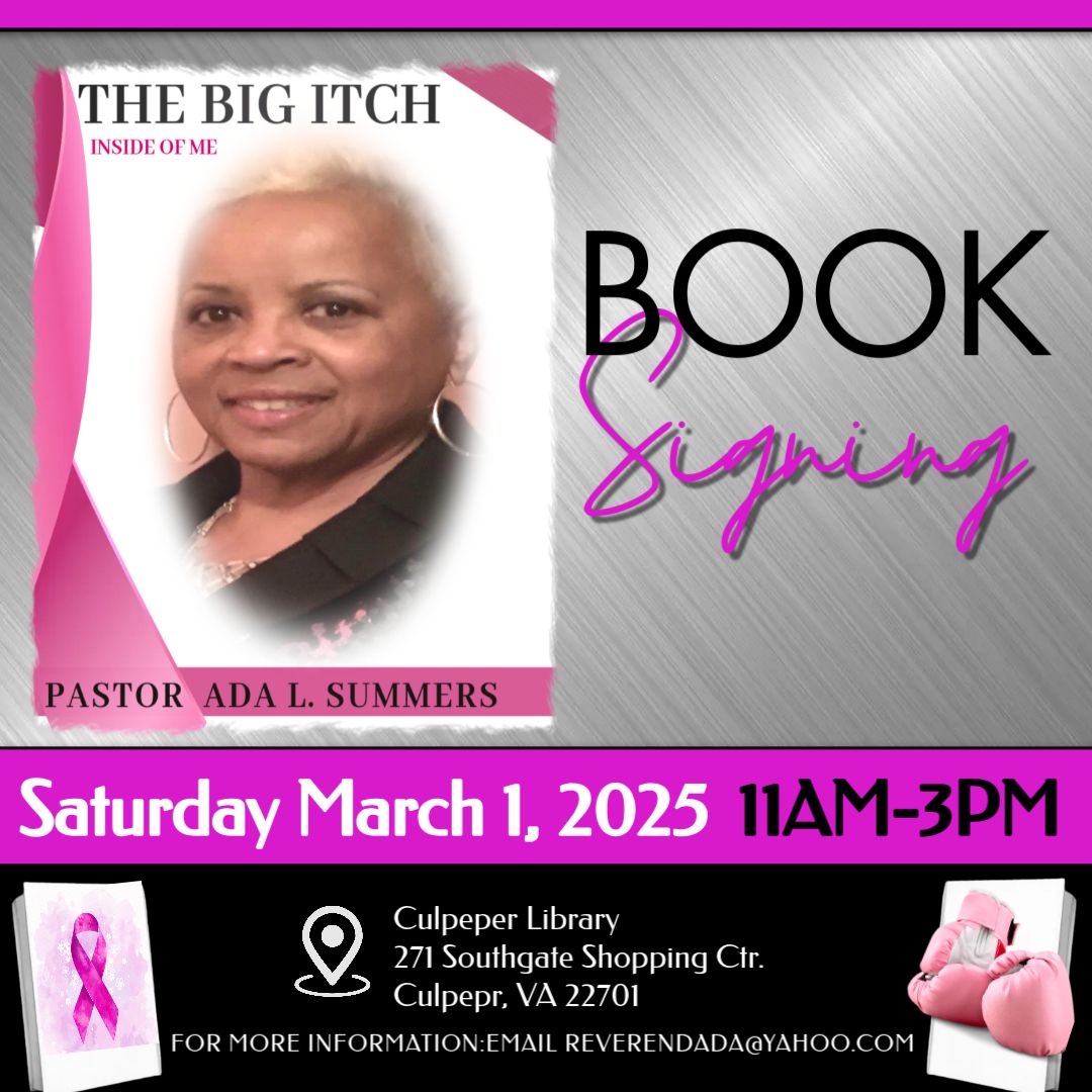 Rev. Ada Summers Book Signing