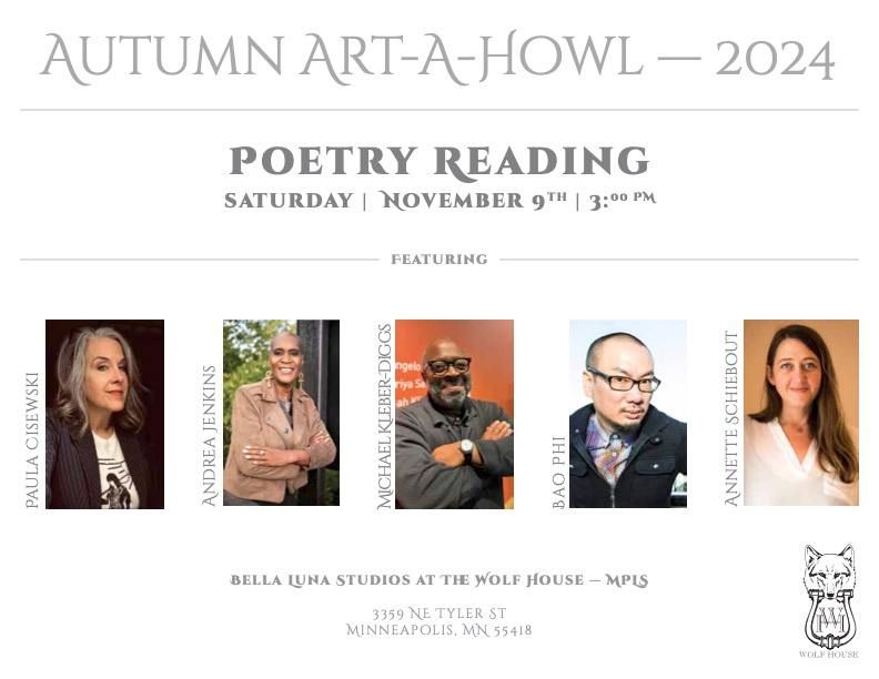 Autumn Art-A-Howl Poetry Reading at the Wolf House