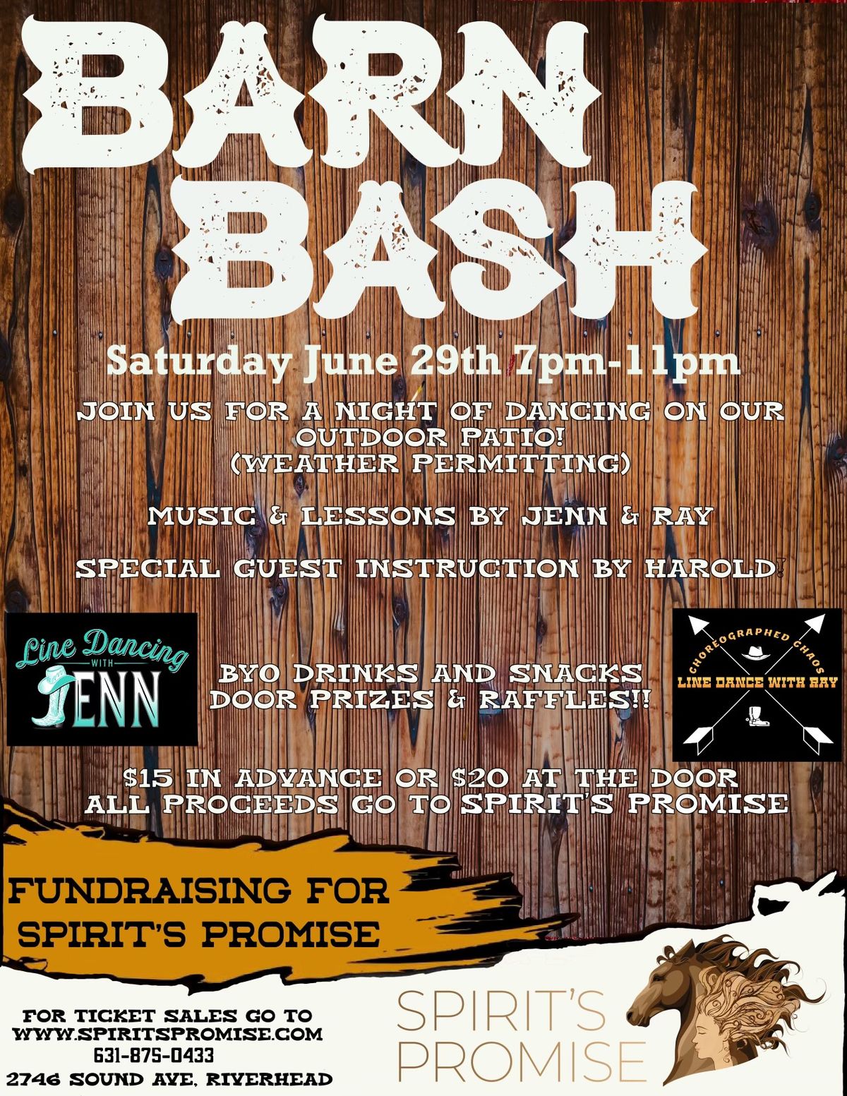 SOLD OUT!  Barn Bash at Spirit's Promise