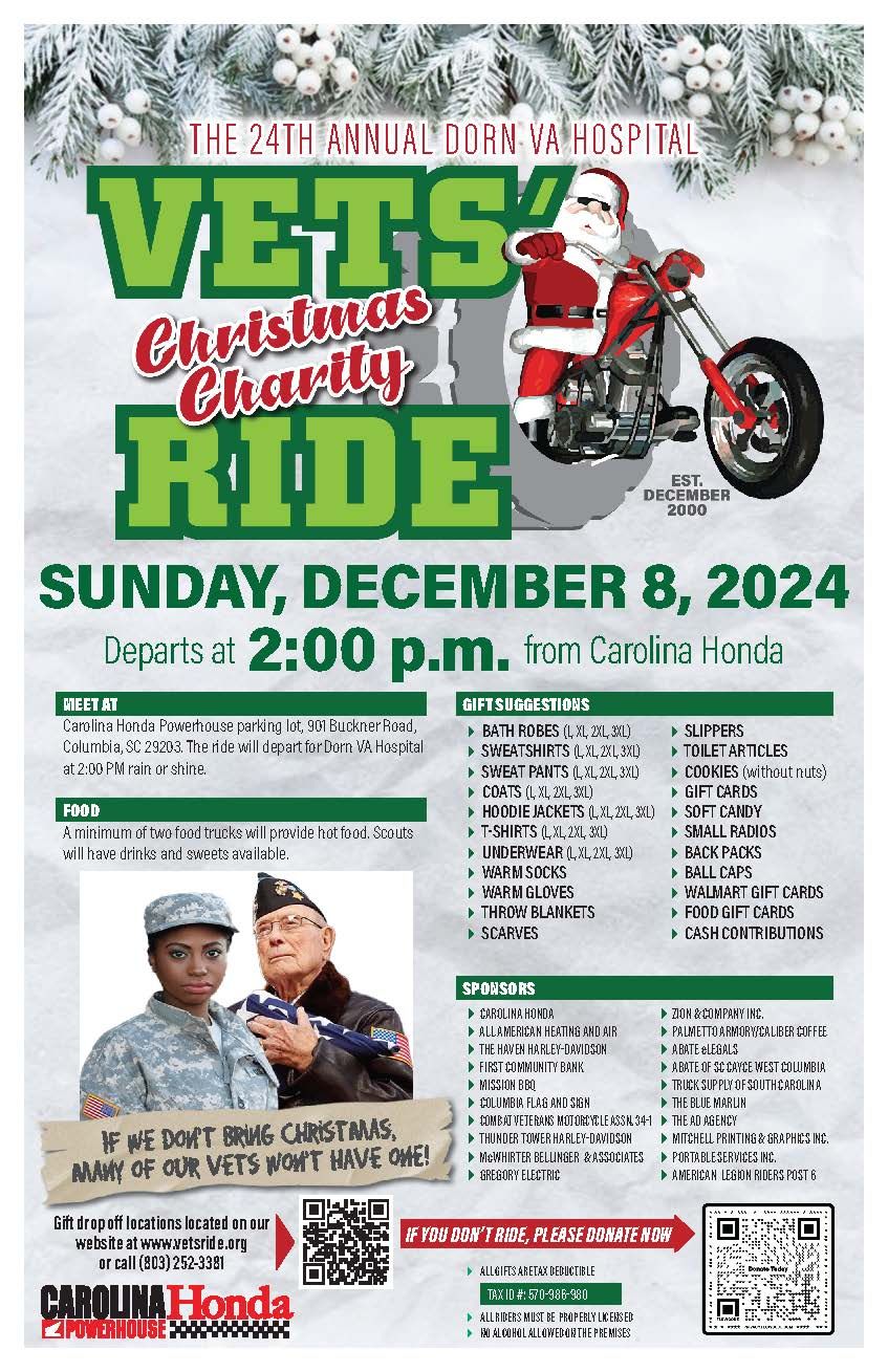 24th Annual Vets' Christmas Charity Ride