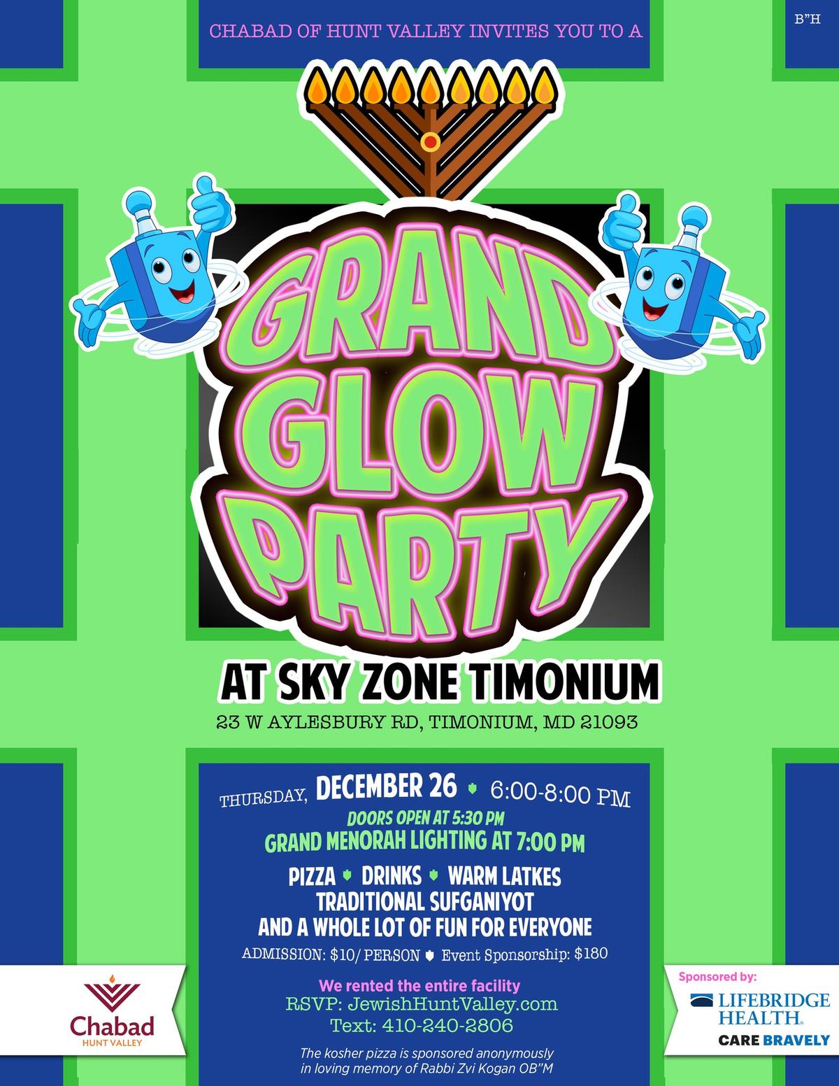 Grand Chanukah Glow Party