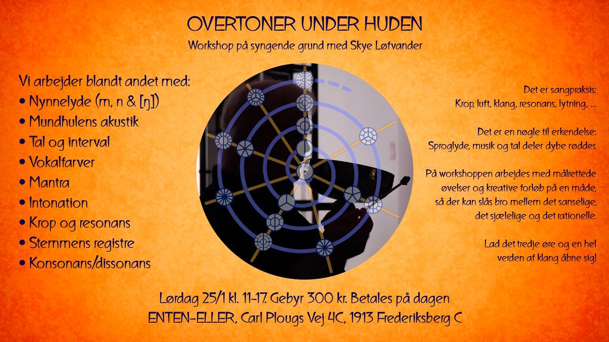 Overtoner under huden \u2013 Workshop p\u00e5 syngende grund med Skye L\u00f8fvander