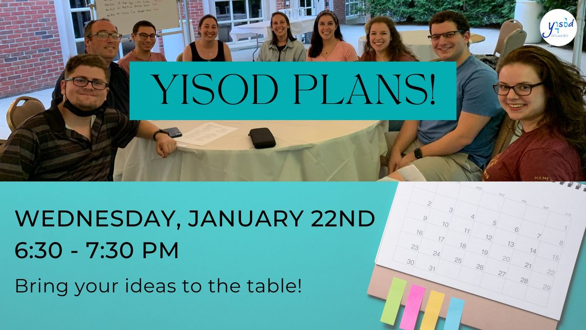 Yisod Plans