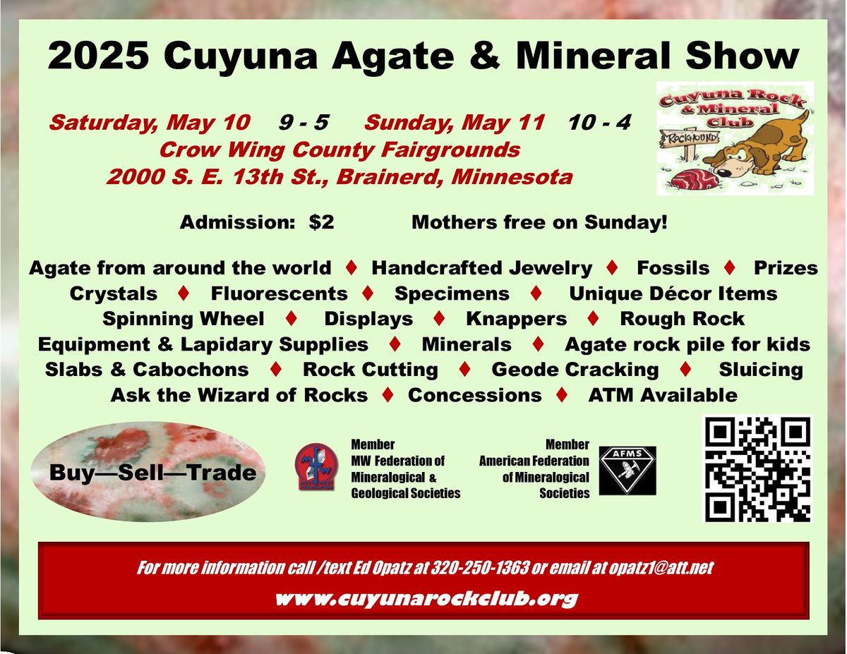 Cuyuna Agate and Mineral Show