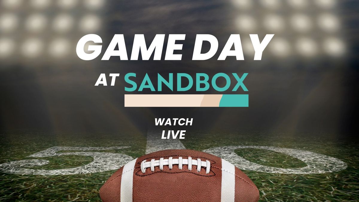 GAME DAY at SANDBOX \ud83c\udfc8