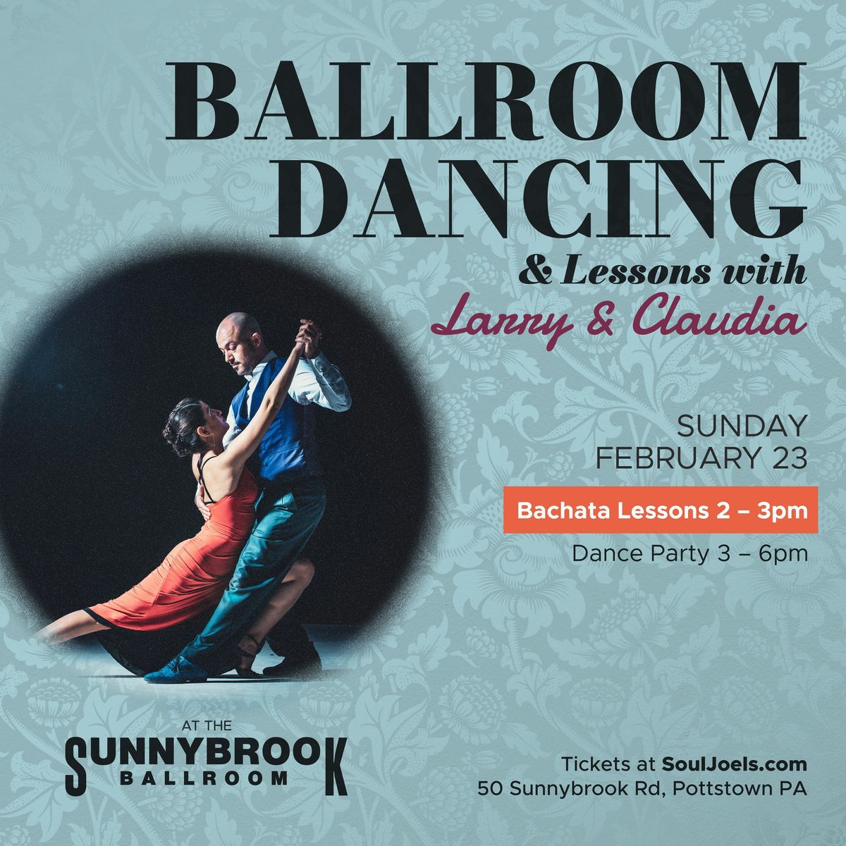 4th Sunday Ballroom Dance w\/ Larry and Claudia 