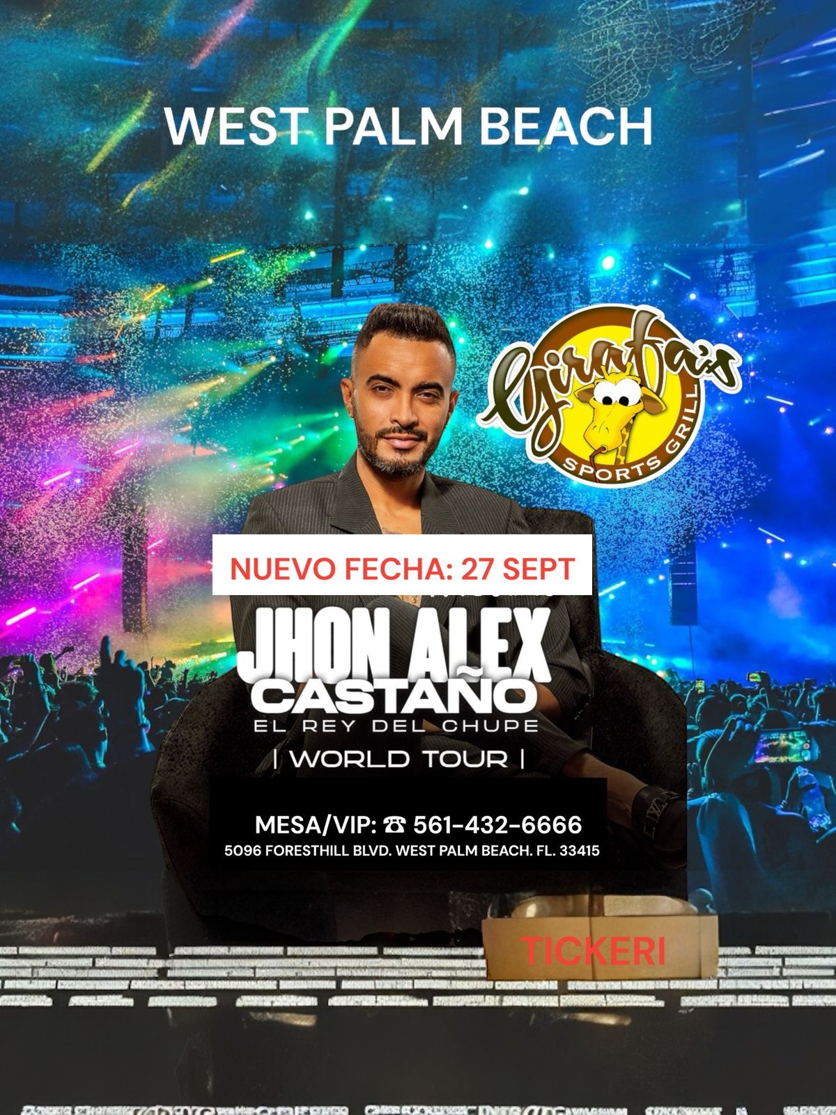 JHON ALEX CASTA\u00d1O en CONCIERTO en WEST PALM BEACH 