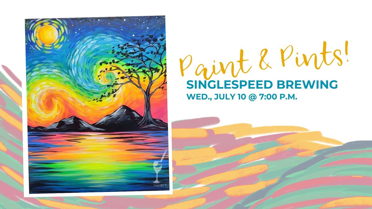 Paint & Pints at SingleSpeed Brewing in Des Moines!