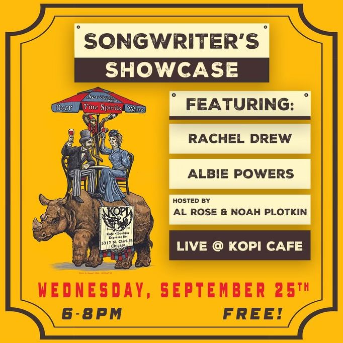 Kopi Cafe Songwriter's Showcase: Rachel Drew & Albie Powers