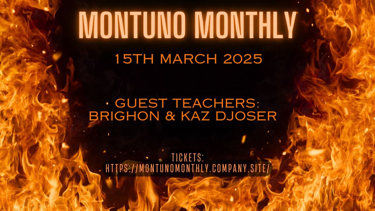 March 2025 Montuno Monthly with Guest Teachers Brighon & Kaz Djoser