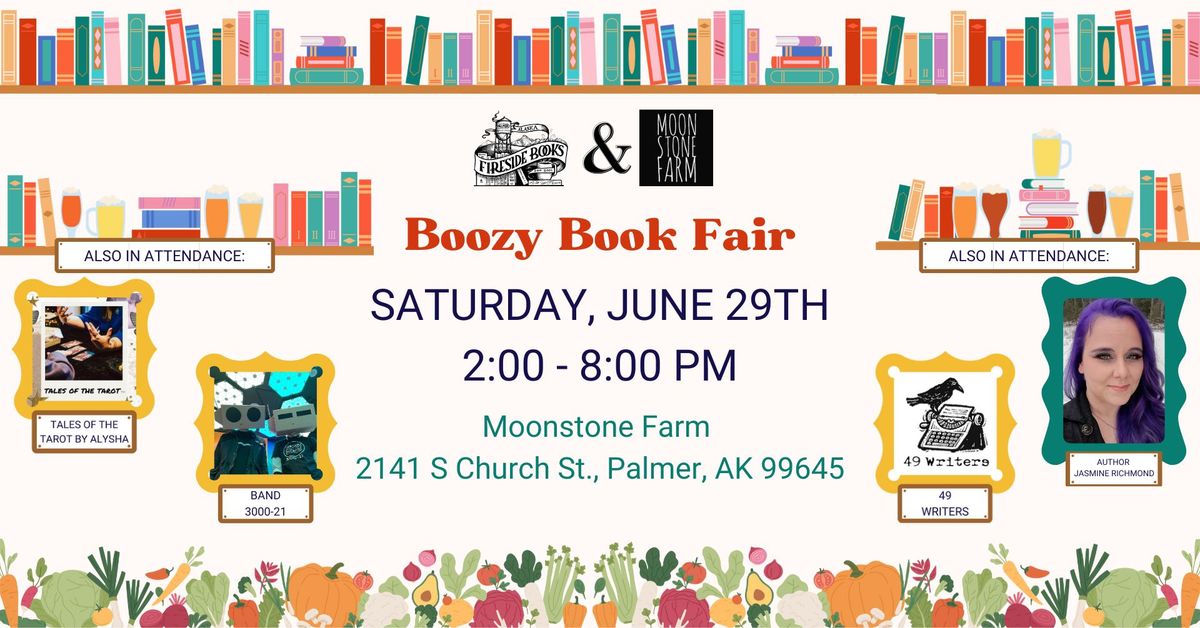 Boozy Book Fair with Moonstone Farm