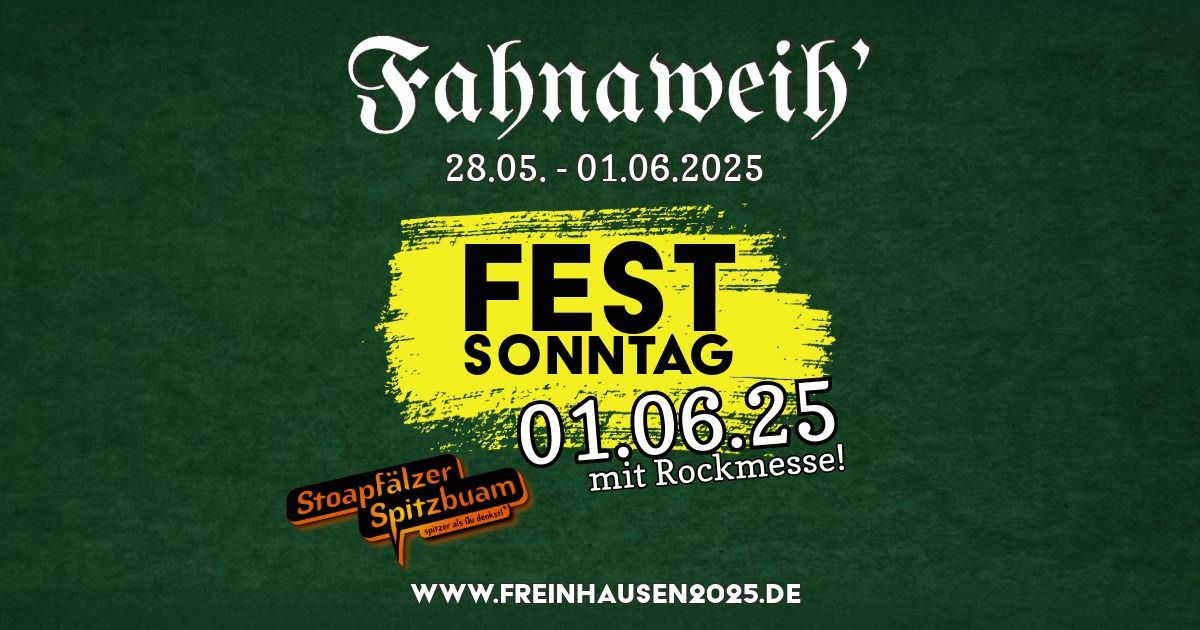 Festsonntag \/\/ Fahnaweih' BV Freinhausen