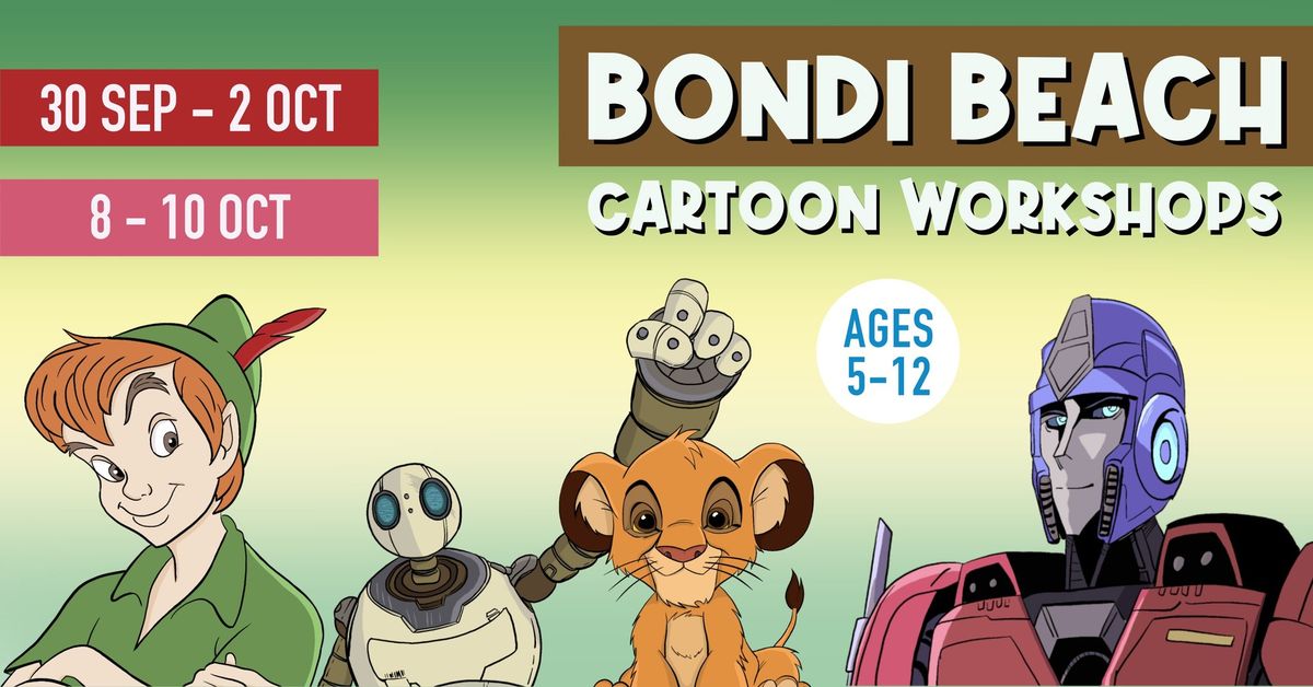 Bondi - Kids Cartoon Workshop 30 SEP