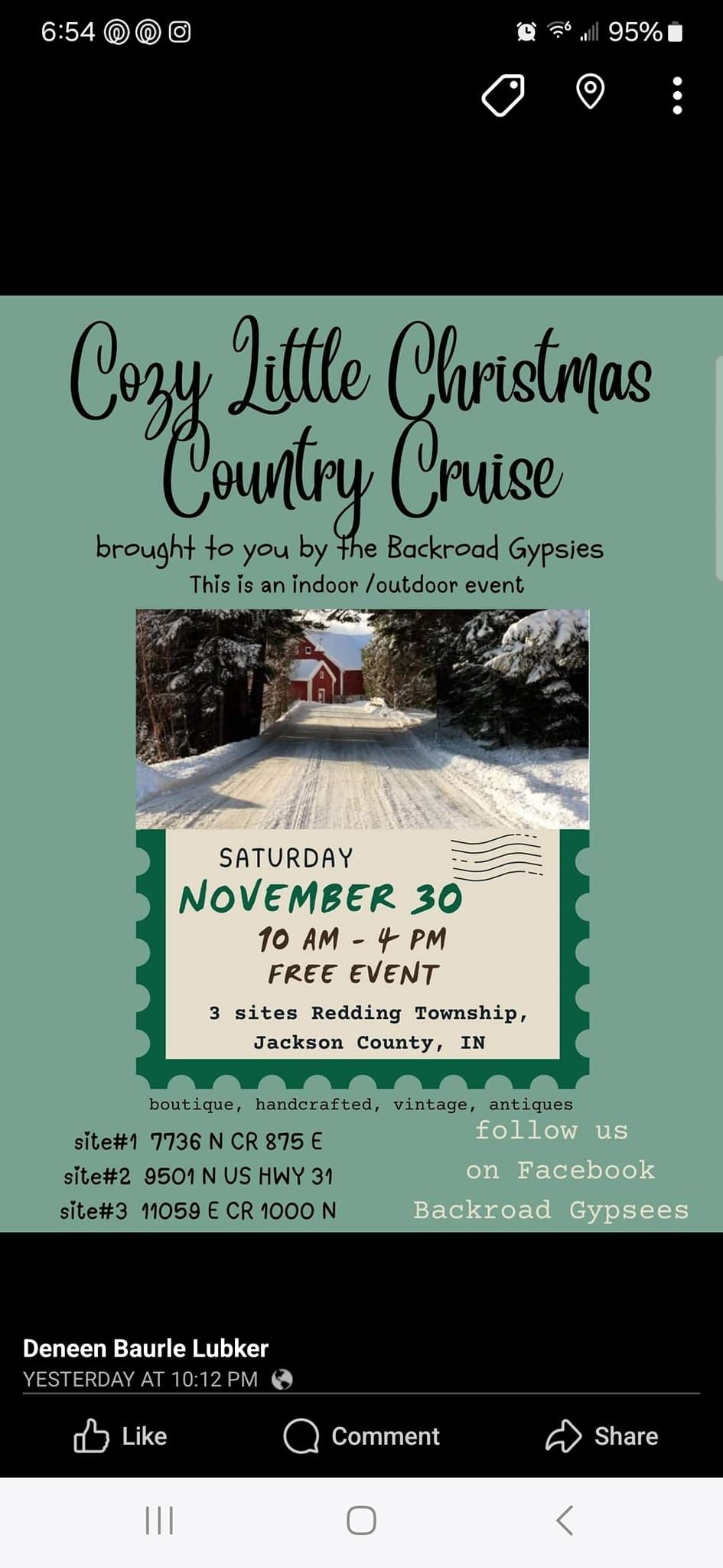 Little Cozy Christmas Country Cruise 