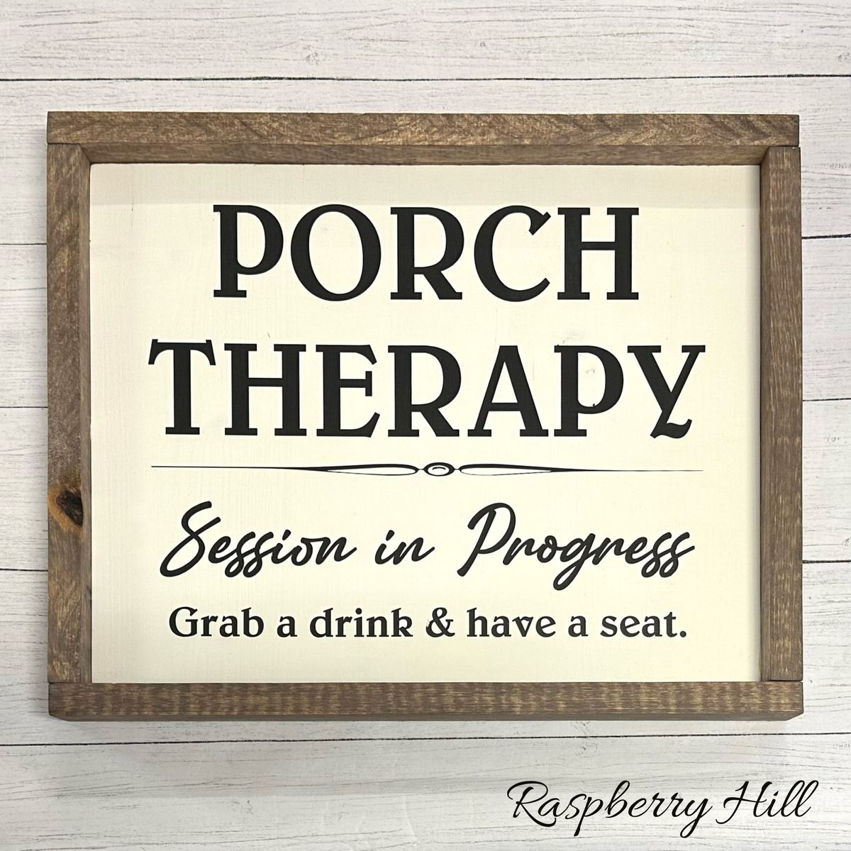 Porch Therapy Sign 