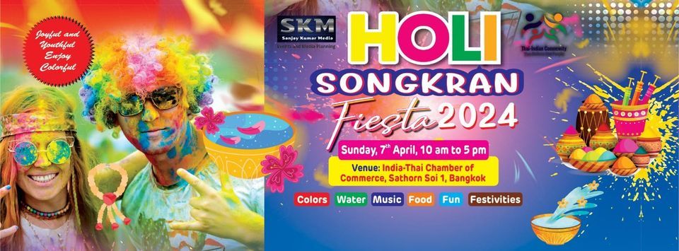 Holi Songkran Fiesta 2024