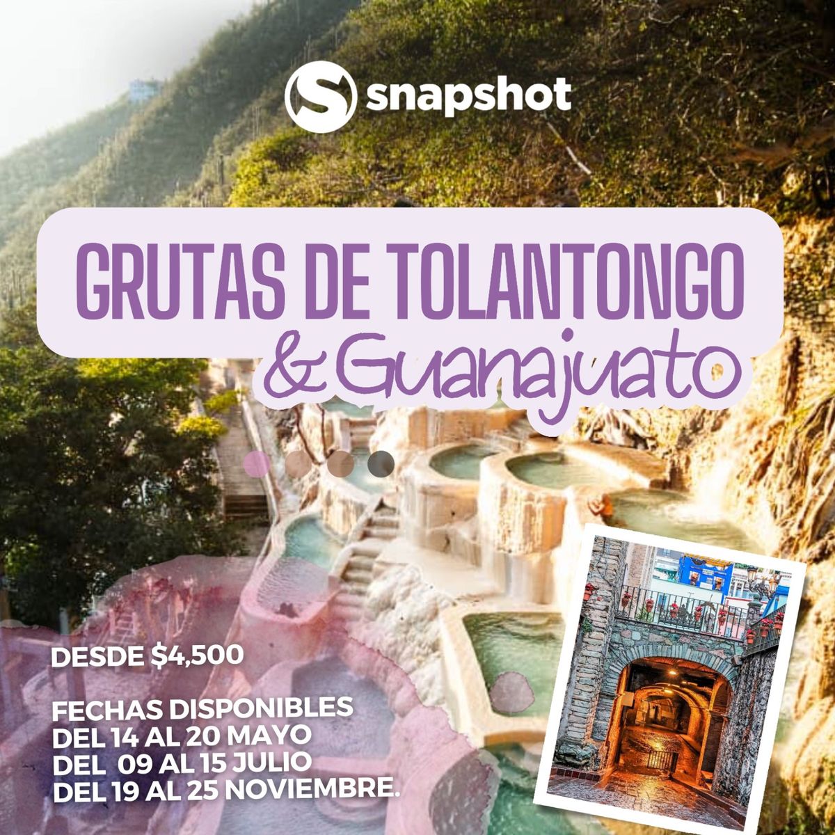 Grutas de tolantongo y Guanajuato. 