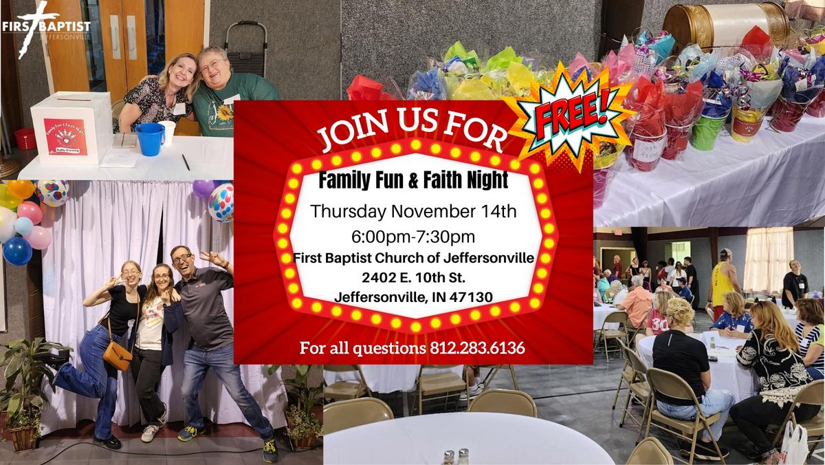 November Family Fun & Faith Night