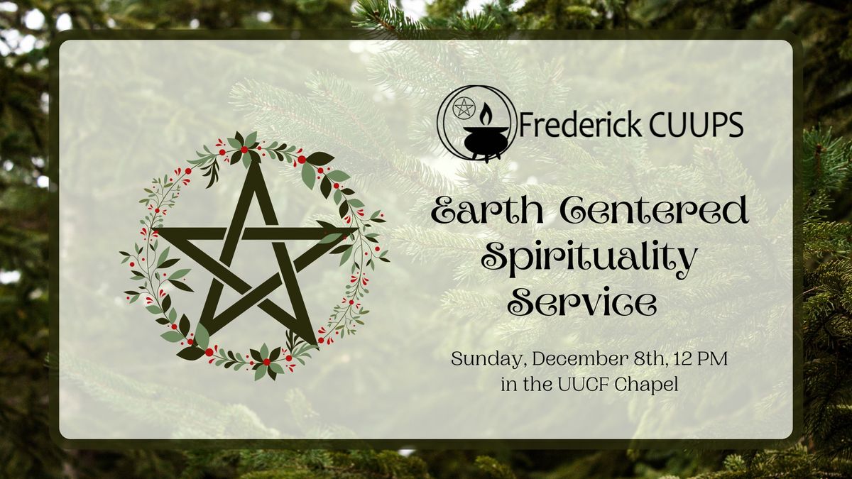 December Earth Centered Spirituality Service