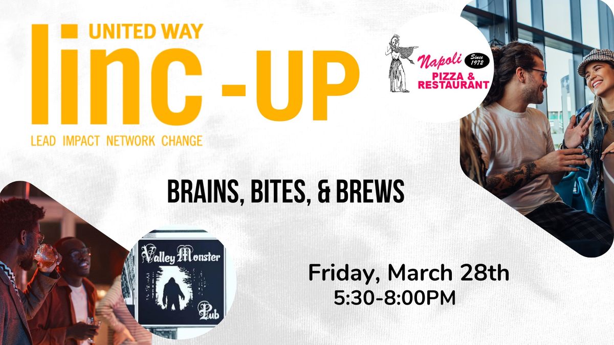 Linc-Up - Brains, Bites, & Brews