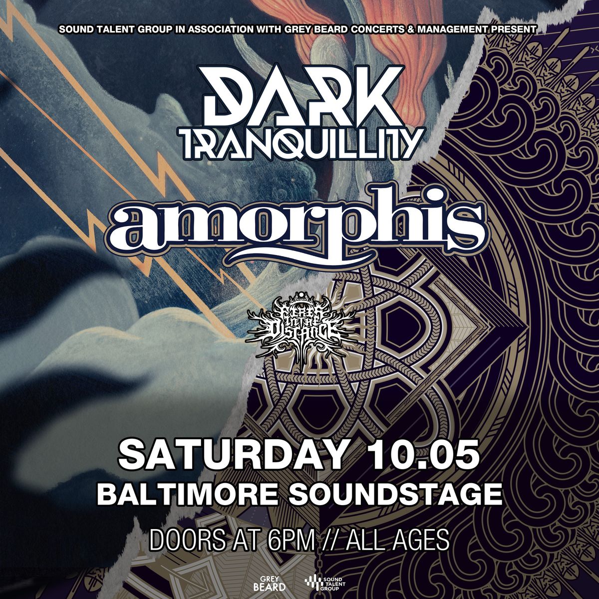 Dark Tranquillity & Amorphis at Baltimore Soundstage