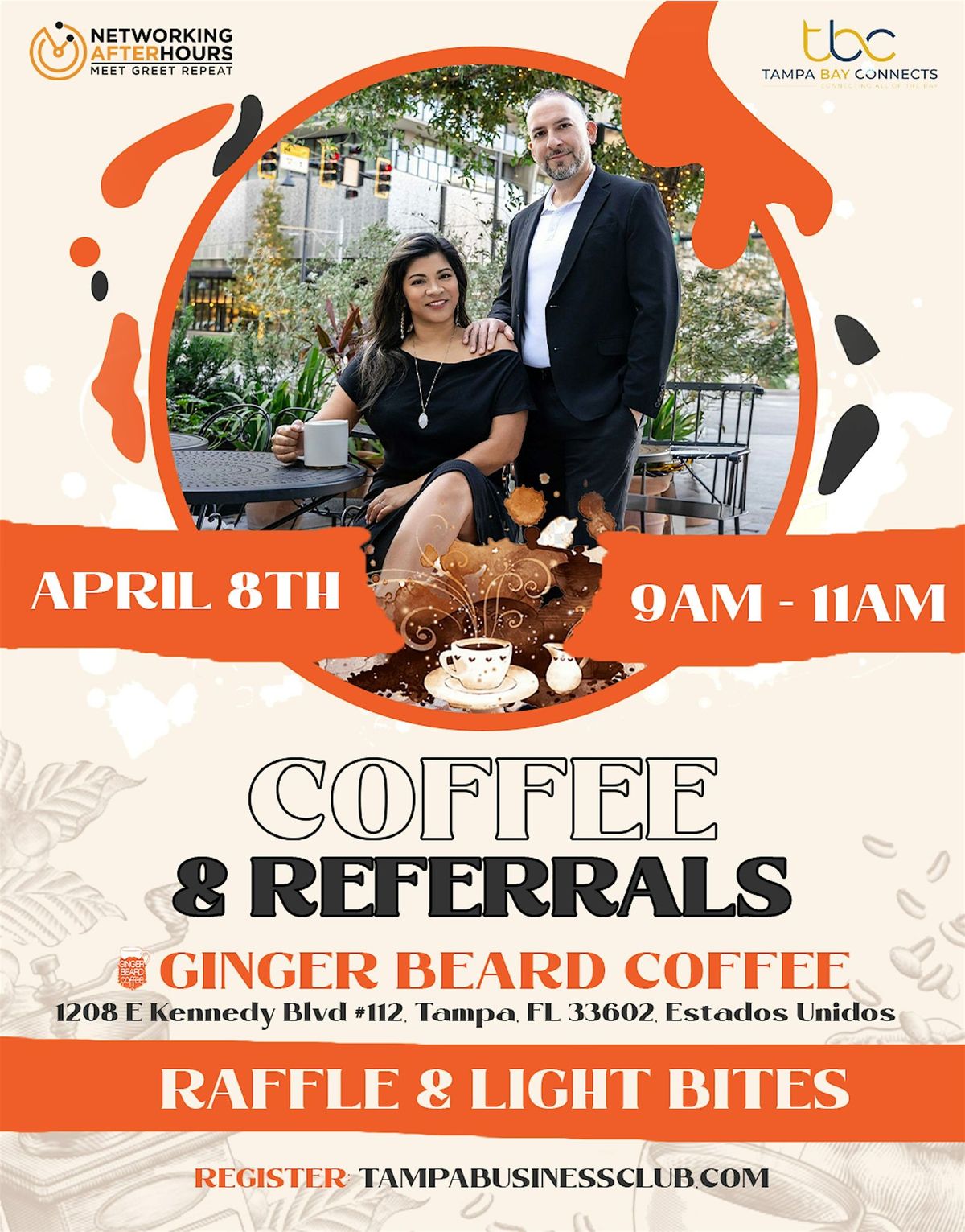 Coffee & Referrals @Ginger Beard coffee. Connect W' Over 50 professionals