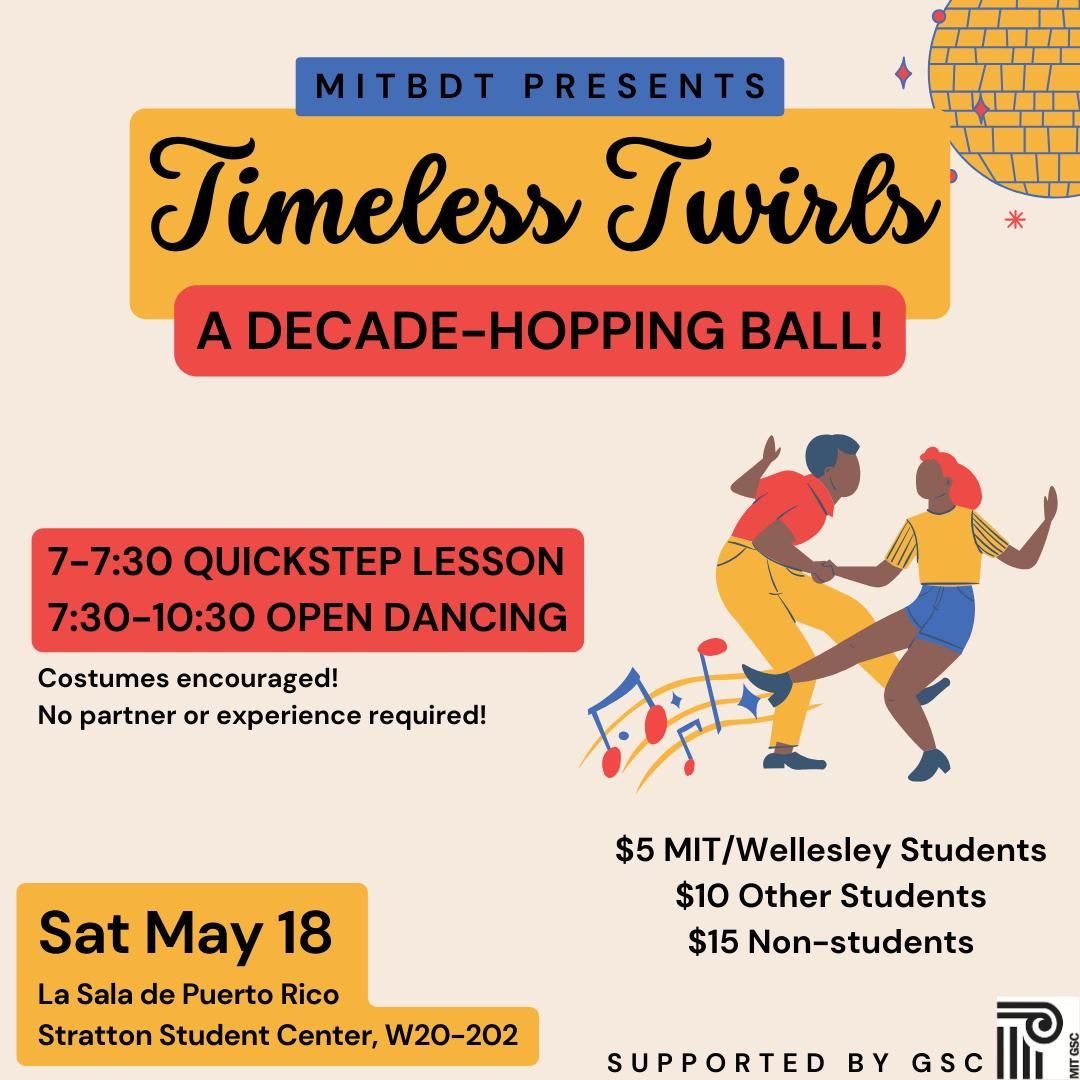 MITBDT Timeless Twirls: A Decade Hopping Ball