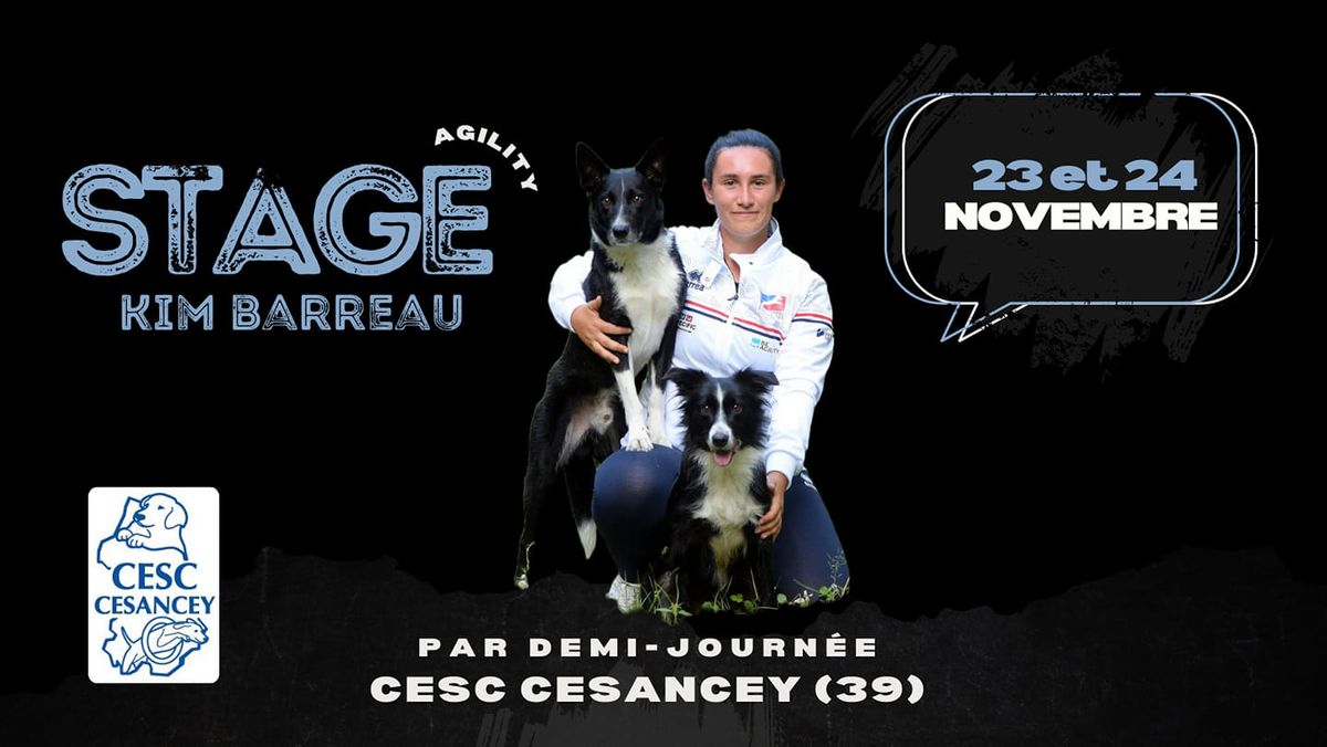 Stage d'Agility Kim Barreau 