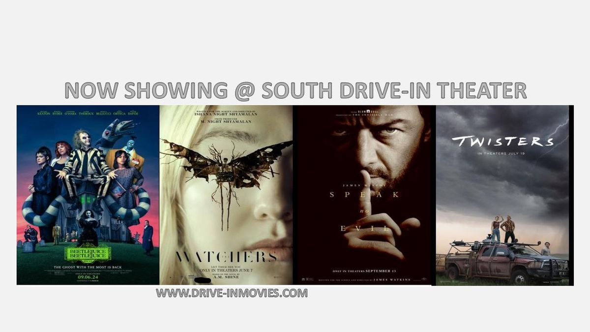 SOUTH DRIVE-IN THEATER MOVIE LISTINGS FRI 9\/20-SUN 9\/22 ONLY!