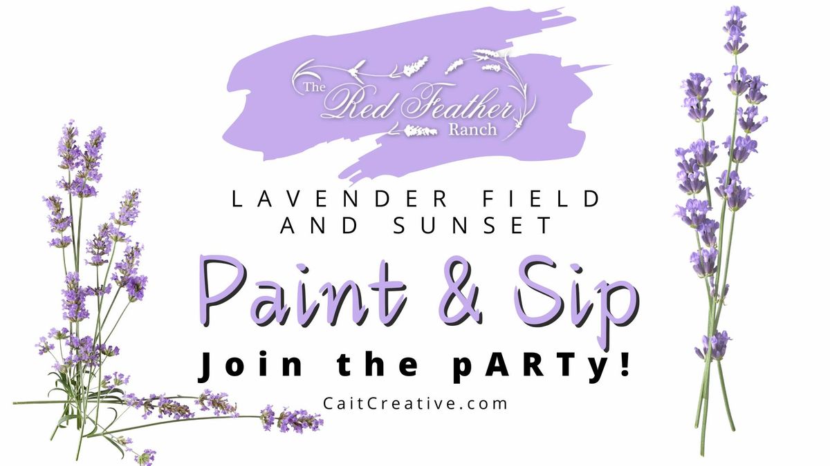 Lavender Field Paint & Sip