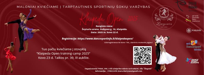 Tarptautin\u0117s sportini\u0173 \u0161oki\u0173 var\u017eybos "Klaipeda Open 2025"