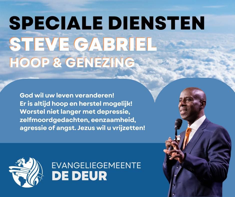 Speciale diensten met evangelist Steve Gabriel