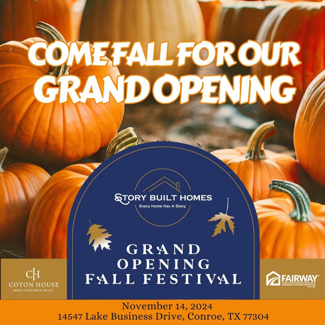 Story Built Homes Grand Opening + Fall Festival