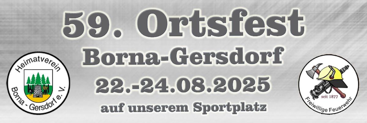 59. Ortsfest Borna-Gersdorf