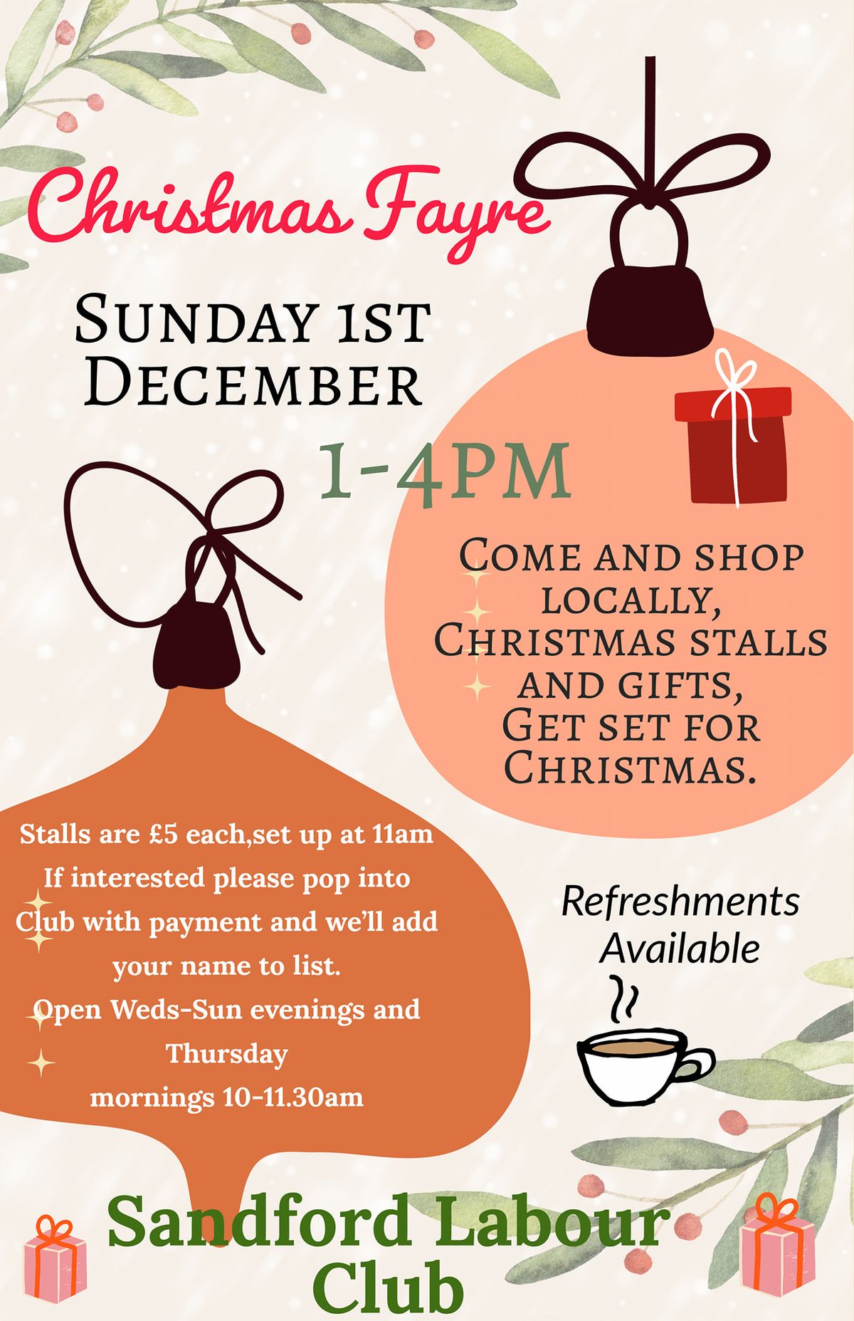 Christmas fayre