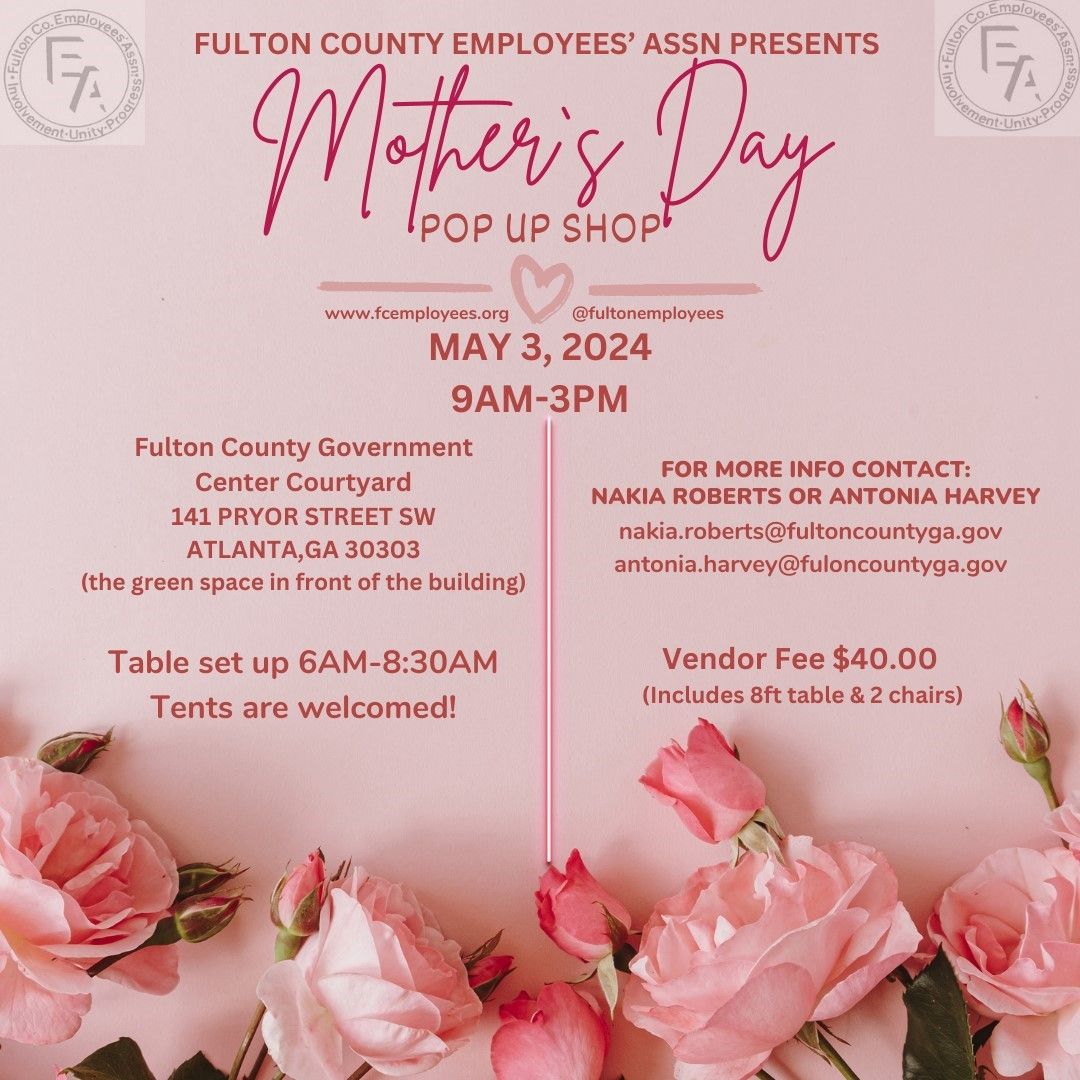 Come Shop with FCEA for Mother's Day!