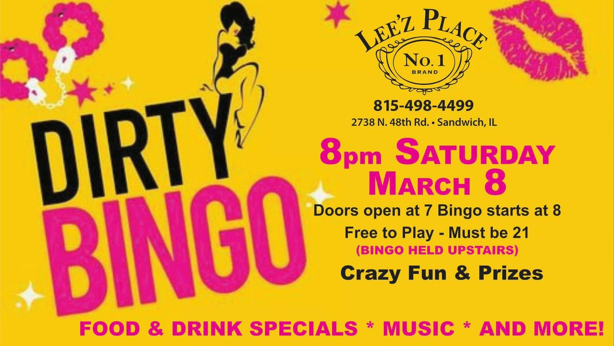 Dirty Bingo at Lee'z