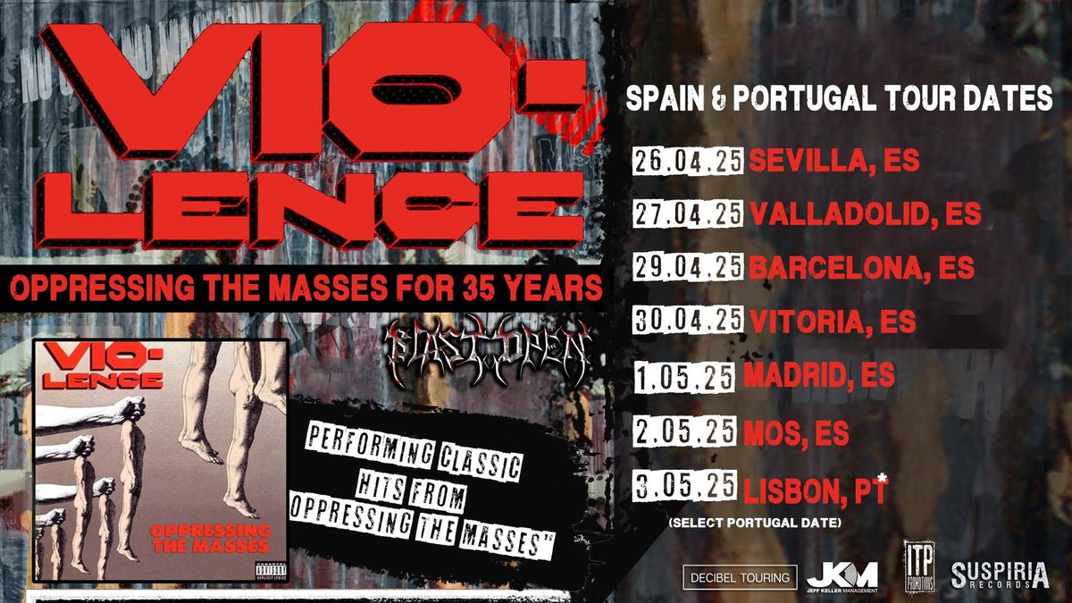 VIO-LENCE + BLAST OPEN - Revi Live (Madrid)