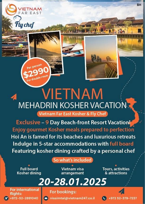 Luxury Kosher Getaway in Hoi An!